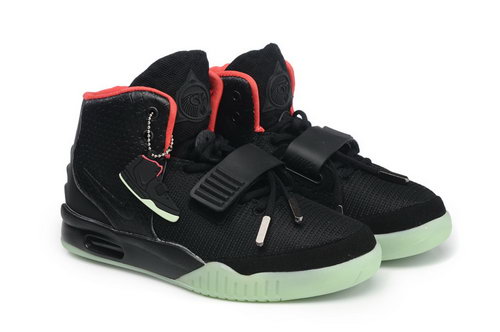 Womens Nike Air Yeezy Black Red Best Price - Click Image to Close